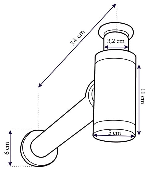 CASEWIND Pop-up Rétro Bouchon Bonde de Lavabo Vidange Clic-clac sans