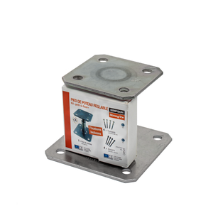 KOTARBAU® Pied De Poteau à Visser 90 X 90 Mm Galvanisé à Chaud Poteaux