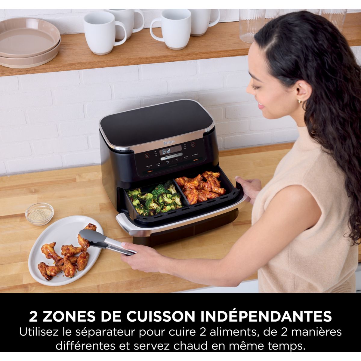 Friteuse sans huile NINJA Foodi Max Dual Zone AF550EU - 2
