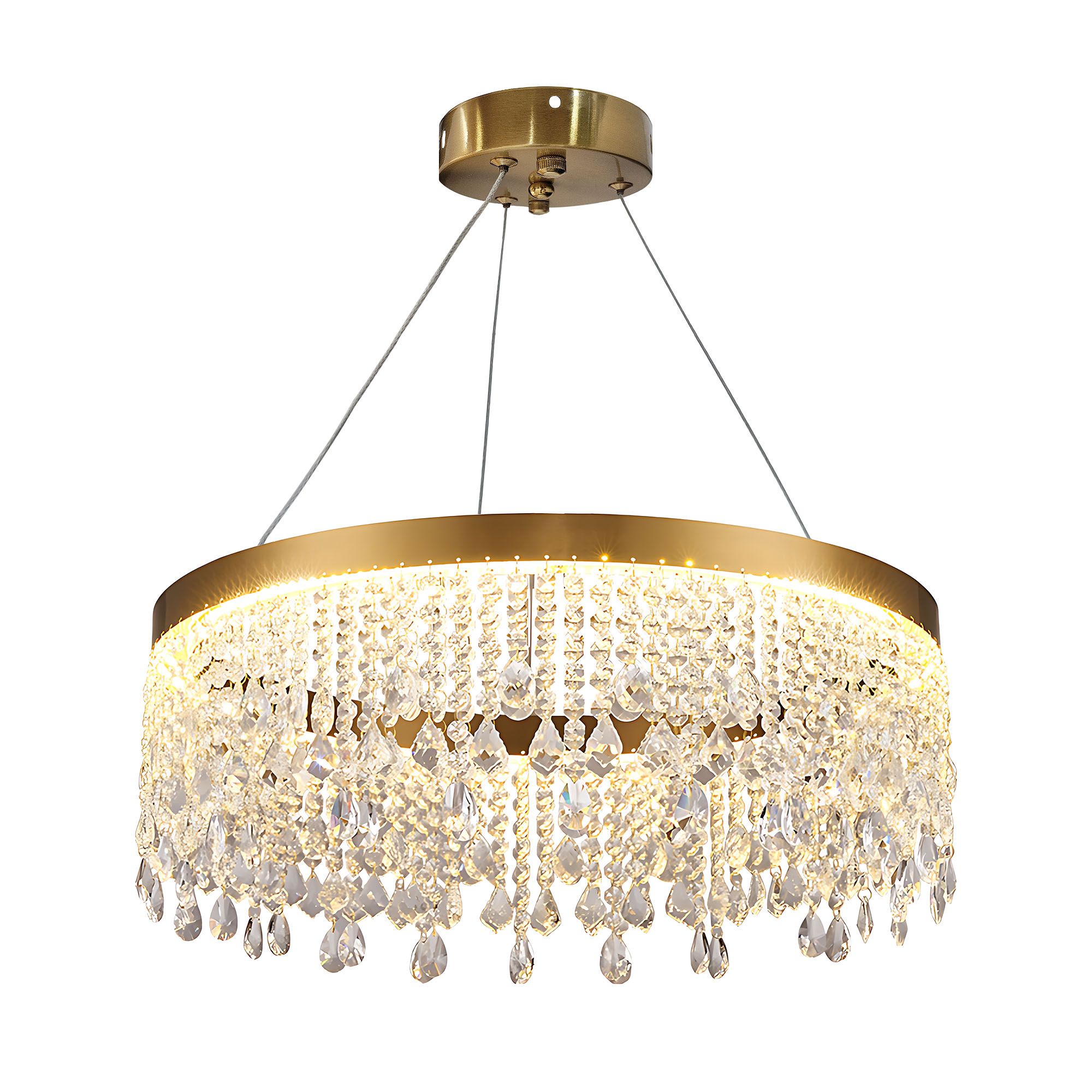 Lampa Sufitowa Wisząca Led Toolight App1731-1Cp Złoty