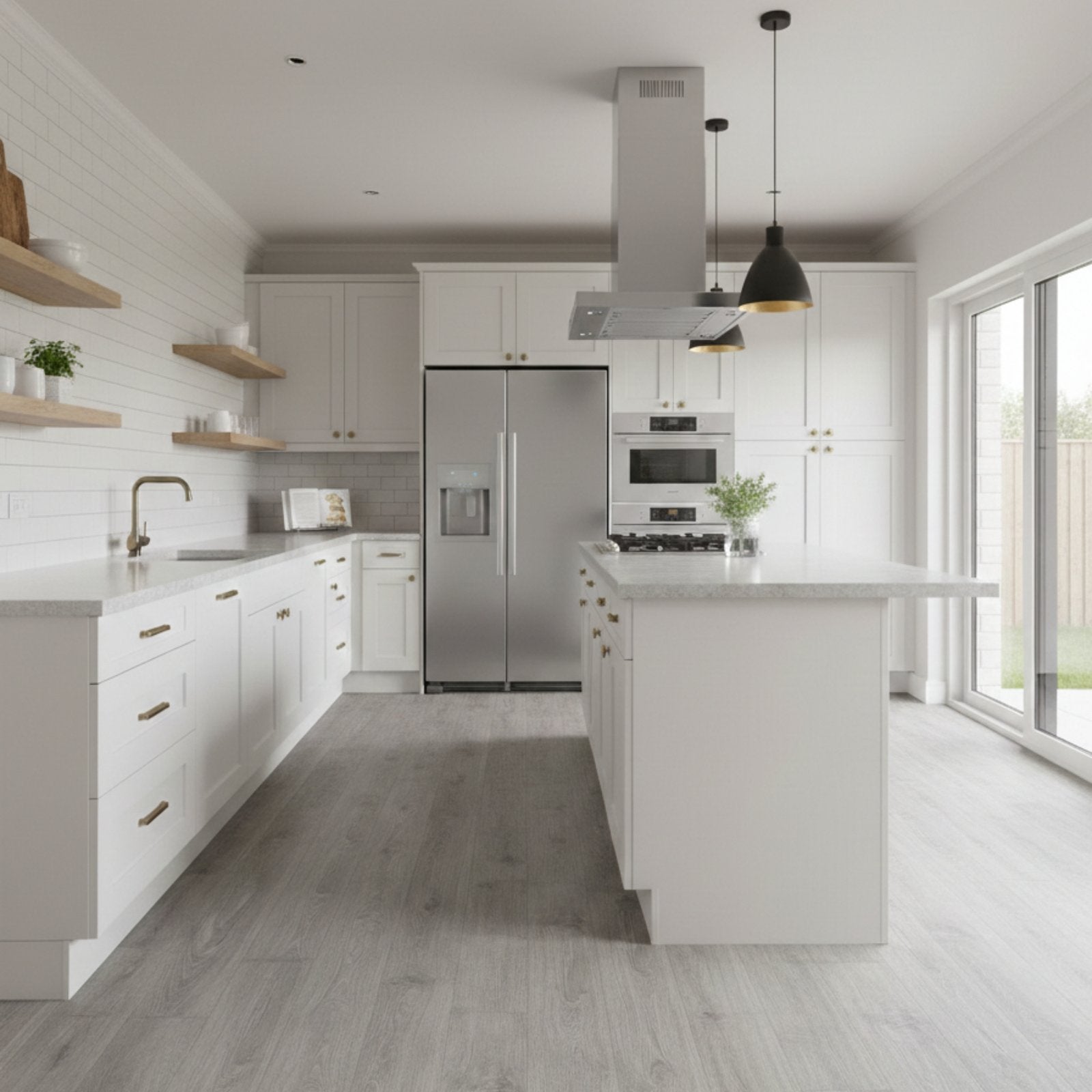Suelo vinílico SPC clic Extrem 5 mm efecto madera Gris Perla ISOVEX (2,21 m²) - 4