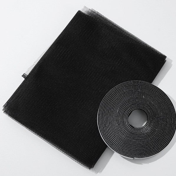 Moskitiera okienna, czarna moskitiera okienna, szer. 150 x wys. 200 cm