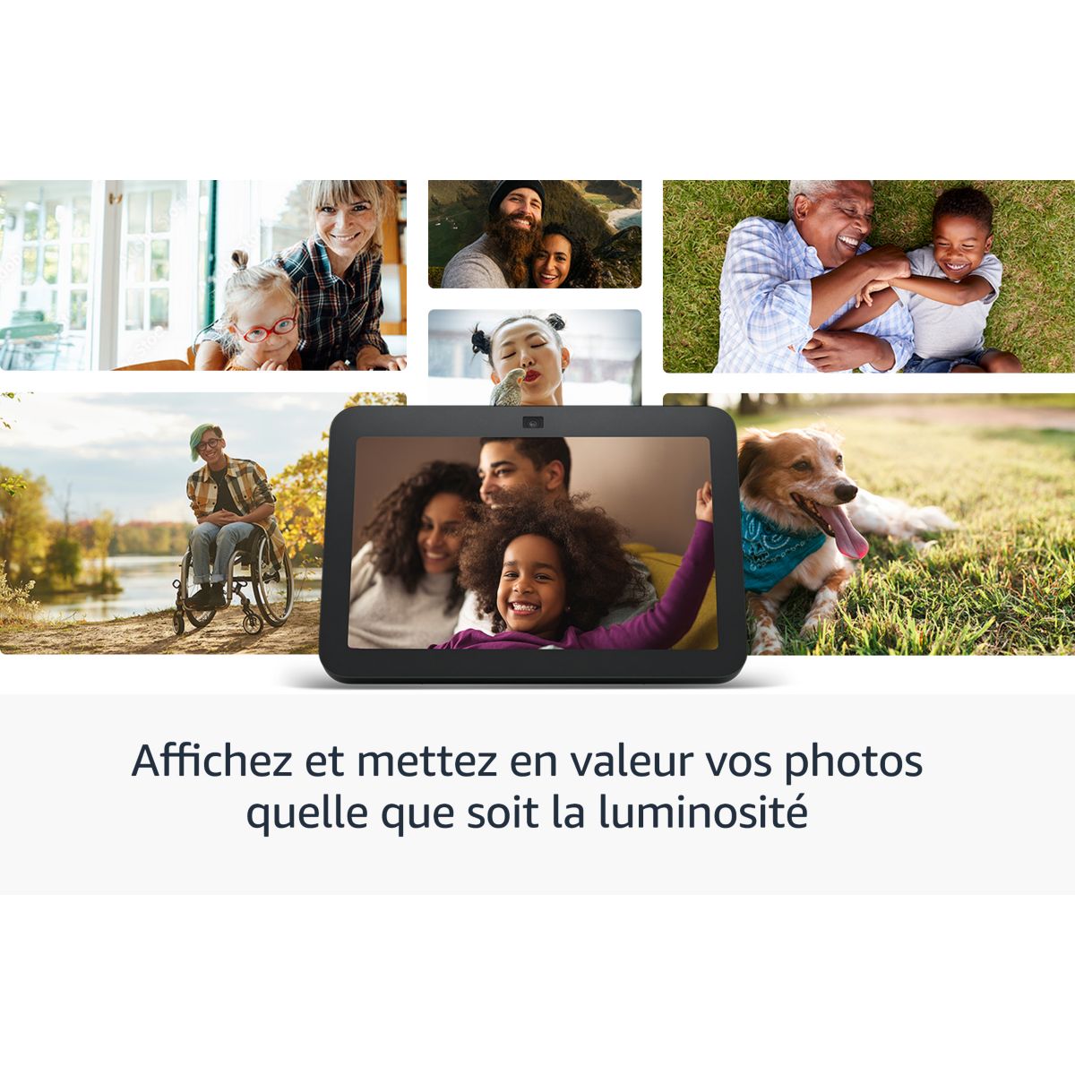 Assistant vocal AMAZON Echo Show 8 Blanc (3e gen.) - 6