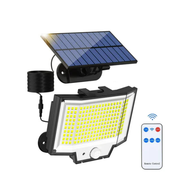 IP65 solarna lampa zewnętrzna z czujnikiem, solarne oświetlenie zewnętrzne, solarny reflektor zewnętrzny do ogrodu