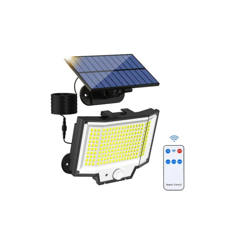 IP65 solarna lampa zewnętrzna z czujnikiem, solarne oświetlenie zewnętrzne, solarny reflektor zewnętrzny do ogrodu