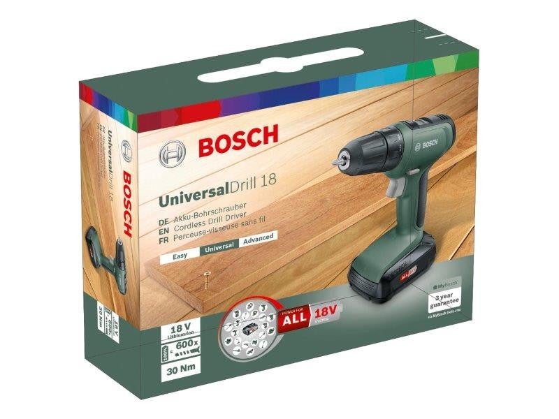 Wiertarko-wkrętarka Bosch UniversalDrill 18 V bezprzewodowa 40 Nm - 6