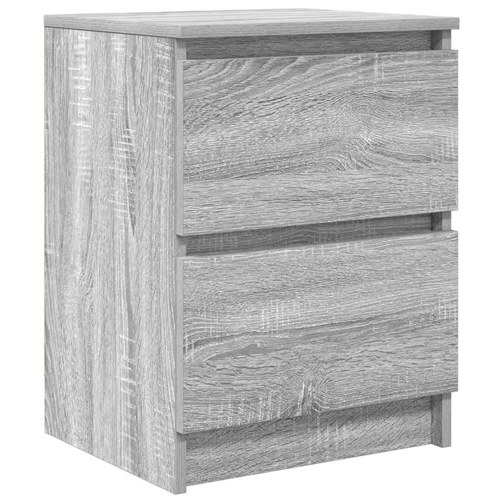 Meuble TV sonoma gris 40x35x54 cm bois d'ingénierie - 2