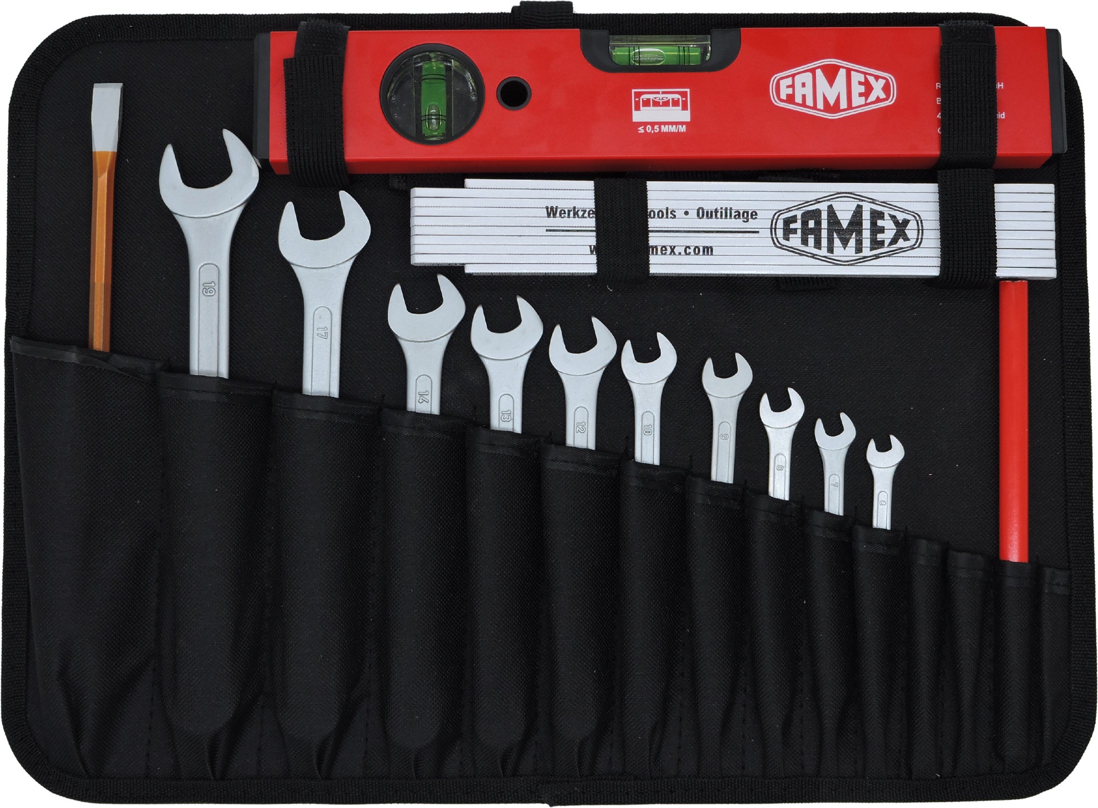 FAMEX 789-10 Coffret à outils d'électricien professionnel - Mallette renforcée avec outils VDE 1000 V - Qualité professionnelle - 3