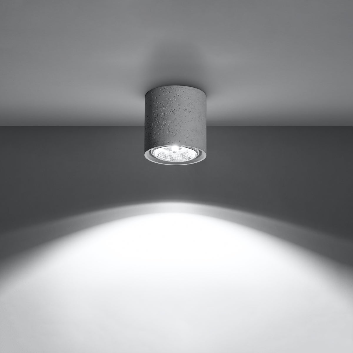 Plafon ZYNKO 140 beton LED 3000K - 14x14x14cm Sollux