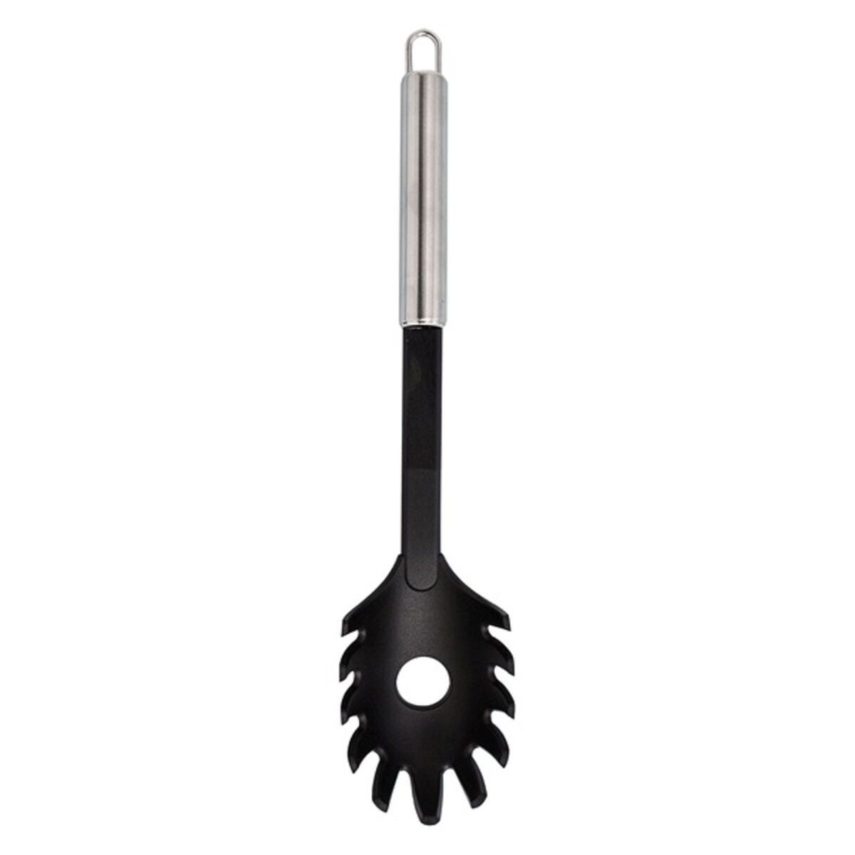 Cuchara para Servir Pasta Quid Habitat Negro Acero Plástico 35 x 7 x 5 cm - 4