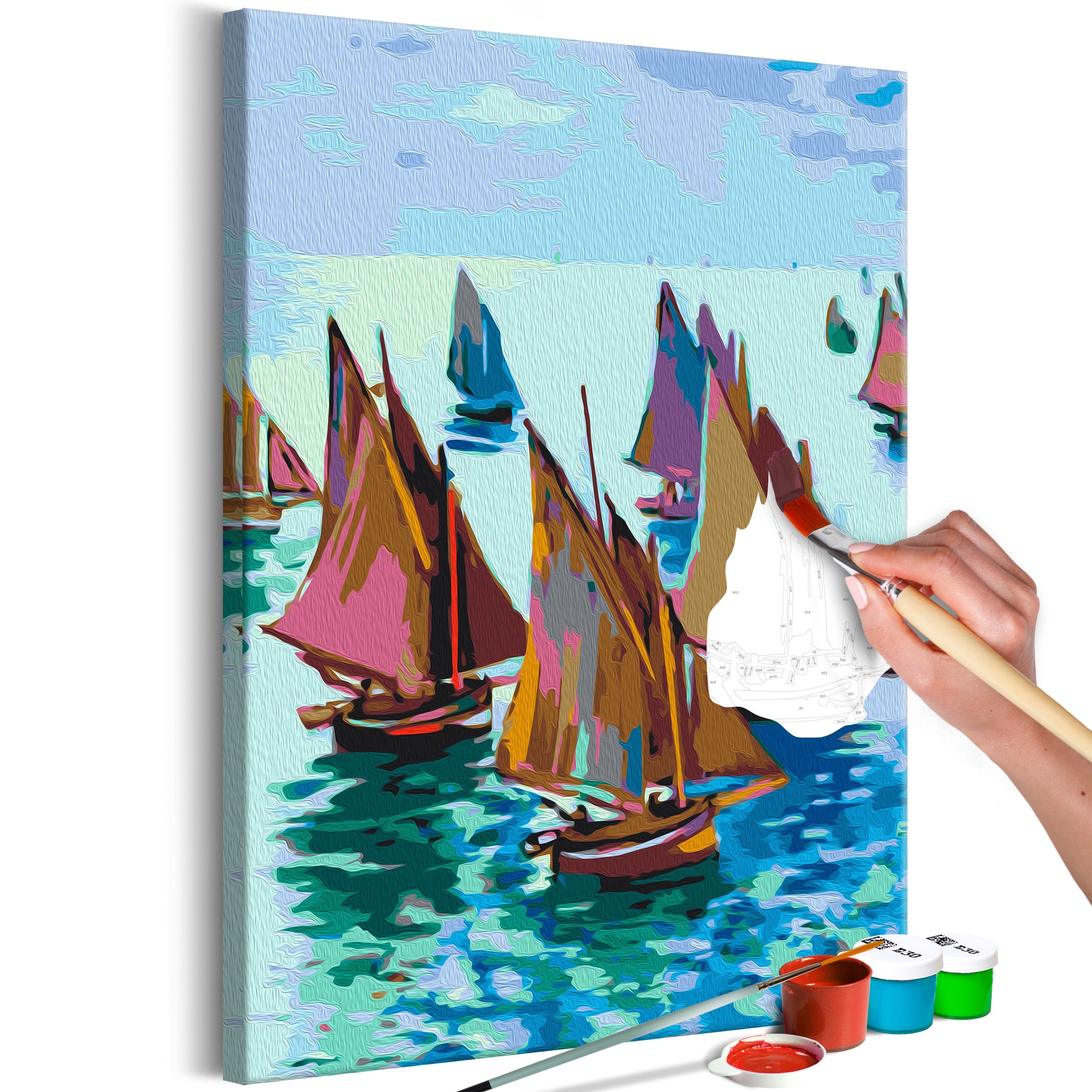 Ledgebay Kit de peinture par numéros à faire soi-même pour adultes Ledgebay Kit de peinture par numéros à faire soi-même pour adultes