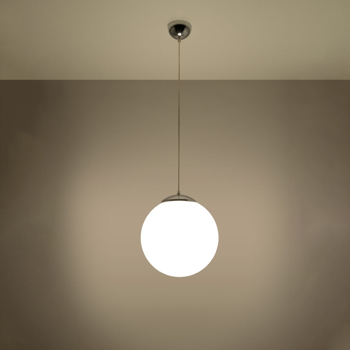 Lampa wisząca STERA 30 chrom LED 3000K - 30x30x120cm Sollux