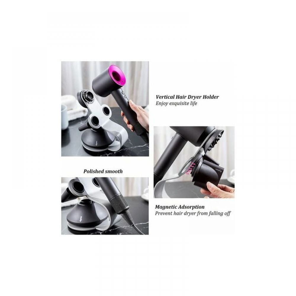 Sèche-cheveux Dyson Supersonic et support magnétique pour deux buses de stockage(sèche-cheveux non inclus) - 2