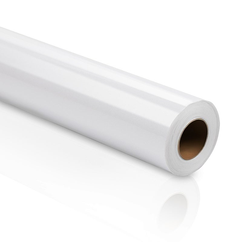 Film PVC Autocollant, Film Adhésif Décoratif, Revêtement Décoratif Imperméable Pour Cuisine, Meubles Et Rénovation biały 500×61 cm×2
