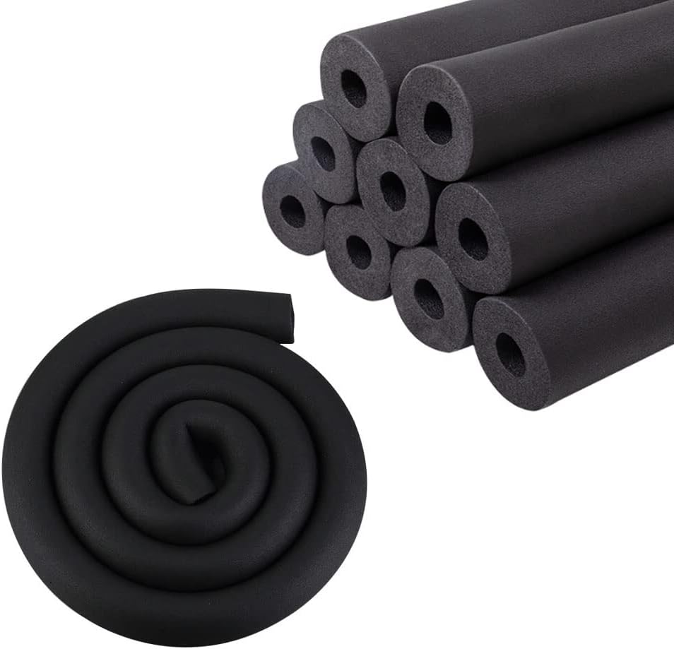 6 sztuk węży izolacyjnych, elastycznych węży termoizolacyjnych, dźwiękoszczelnych, ognioodpornych (średnica wewnętrzna 25 mm, długość 1,8 m)