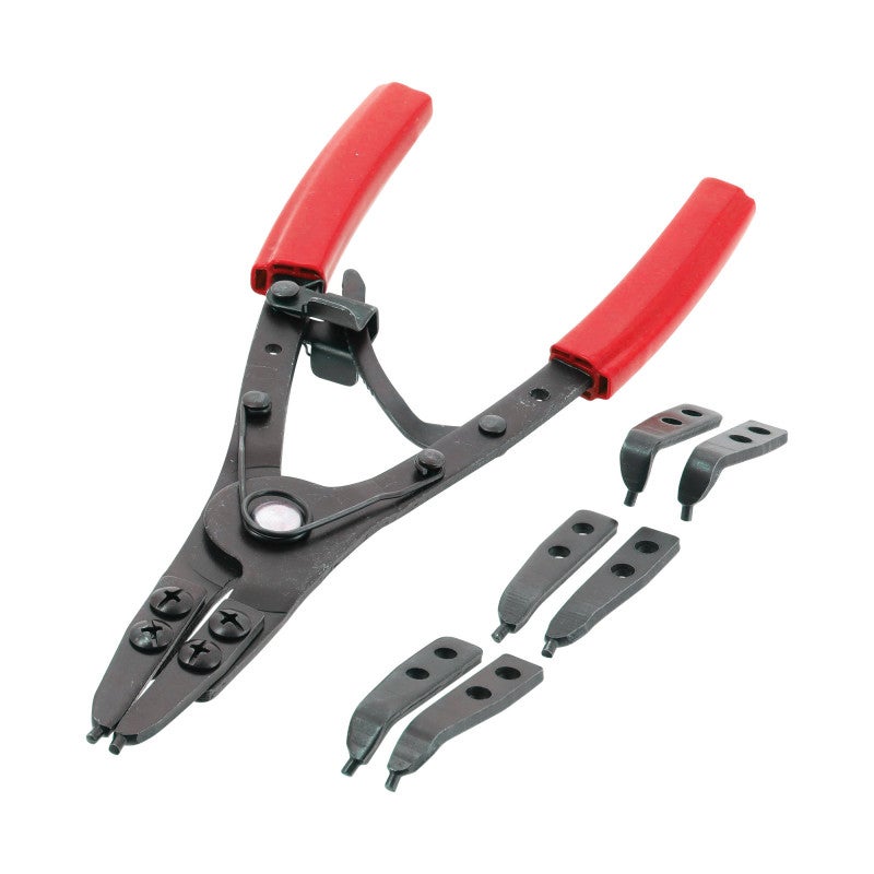 Pince à Circlips Cocoarm - Double Usage Intérieur/extérieur - Pour Diamètres 10 à 40 Mm - Acier à Outils - Compacte Et Légère (110g) - 12