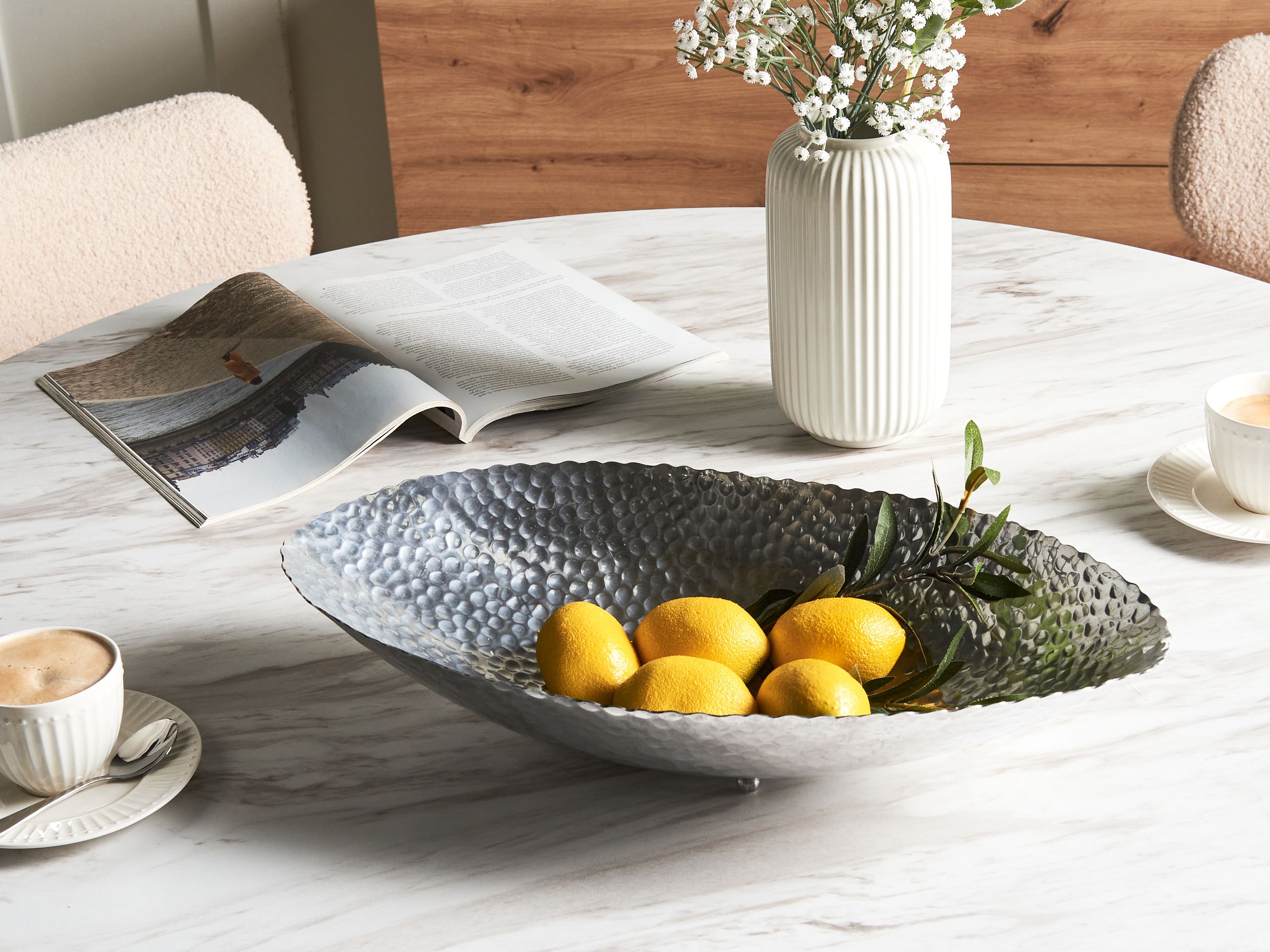 Scodelle decorative IBRASH Metallo Argento - 2