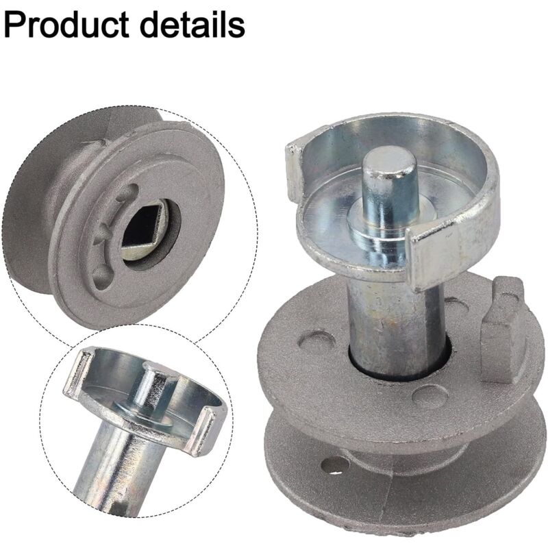 Accessoire pour parasol en alliage d'aluminium – Poignée romaine réglable – Stabilité supérieure pour jardins et plages - 3