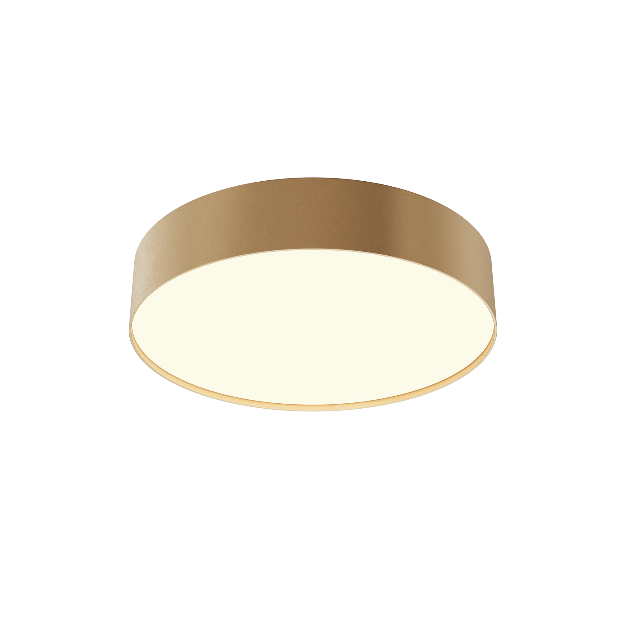 Plafon Zon okrągły matowy złoty LED 36W 3000K 2220lm wym: 6 x 30 cm IP20 aluminium Maytoni