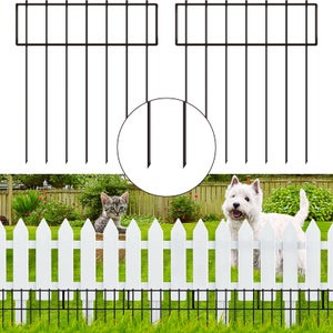 Clôture De Jardin Décorative En Métal – 25 Panneaux (8,2 M) Pour Protéger Vos Parterres Des Animaux