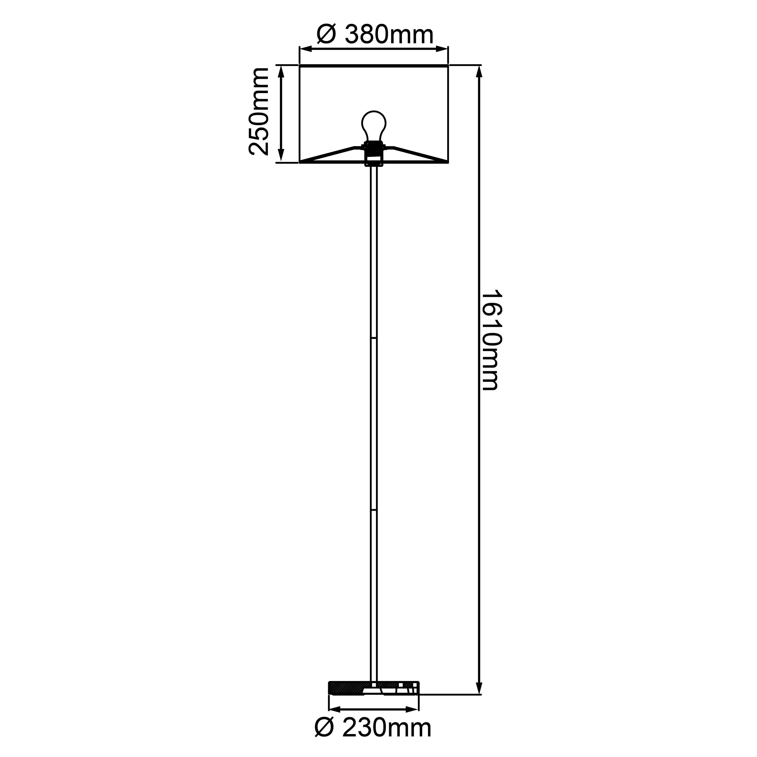 Brilliant lampa Dasie sufitowa LED 29,5cm metal biały/szkło biały 12 W LED zintegrowana - 6