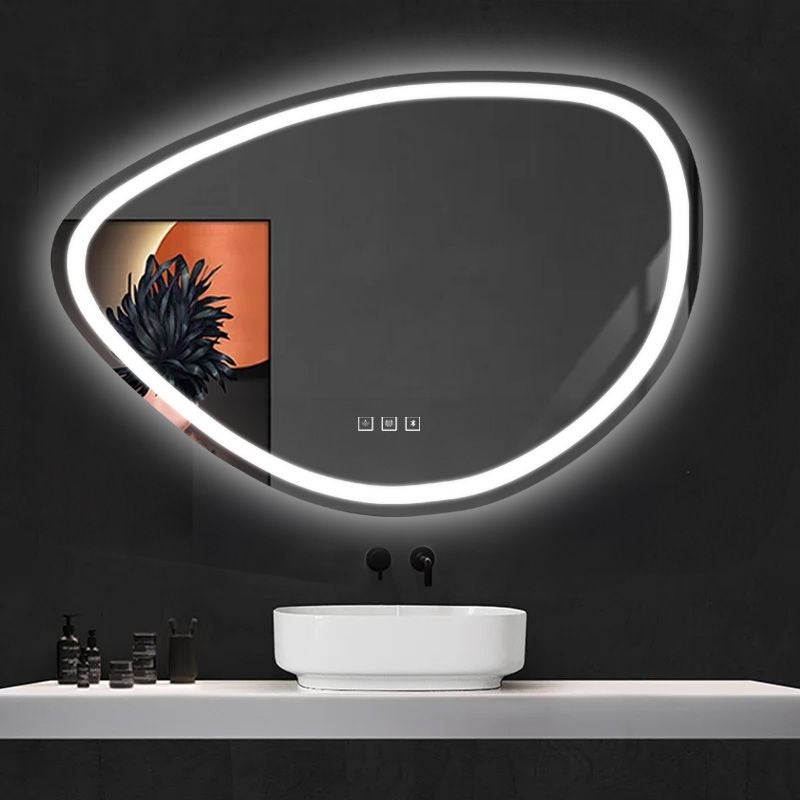 MIROIR REA LED P11238 FOG GREY 70X100CM - 2