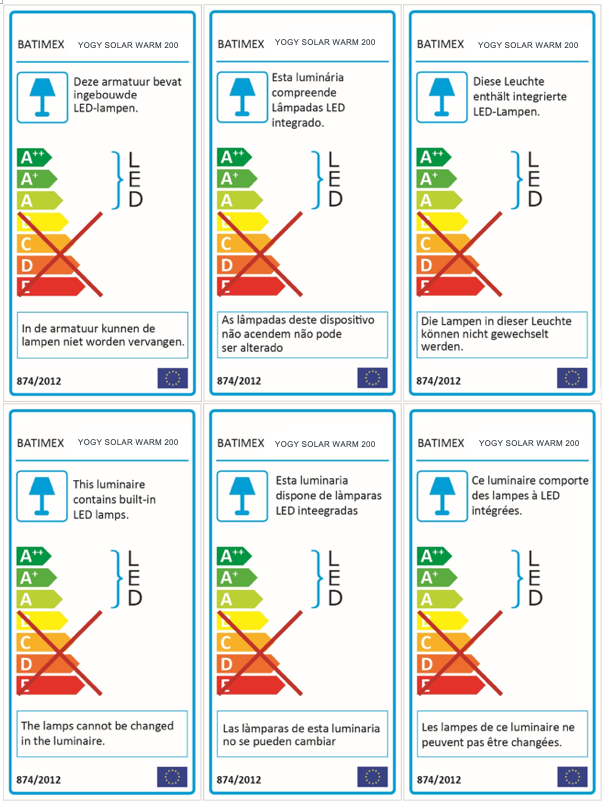 Guirlande solaire YOGY WARM 200 LED 16.3M - 9