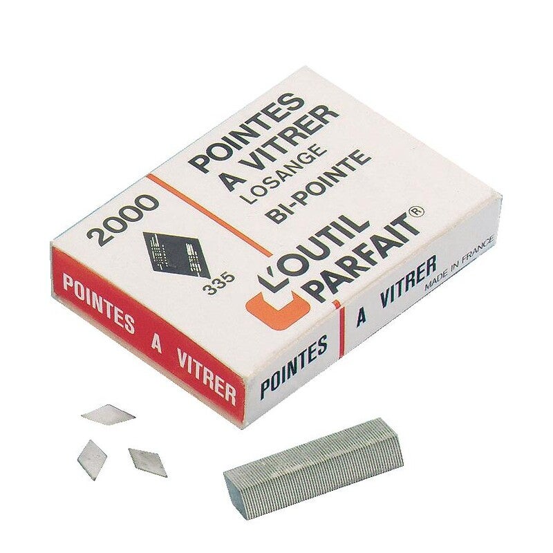 Boite de 2000 pointes à vitrer losanges 10-11mm - 4