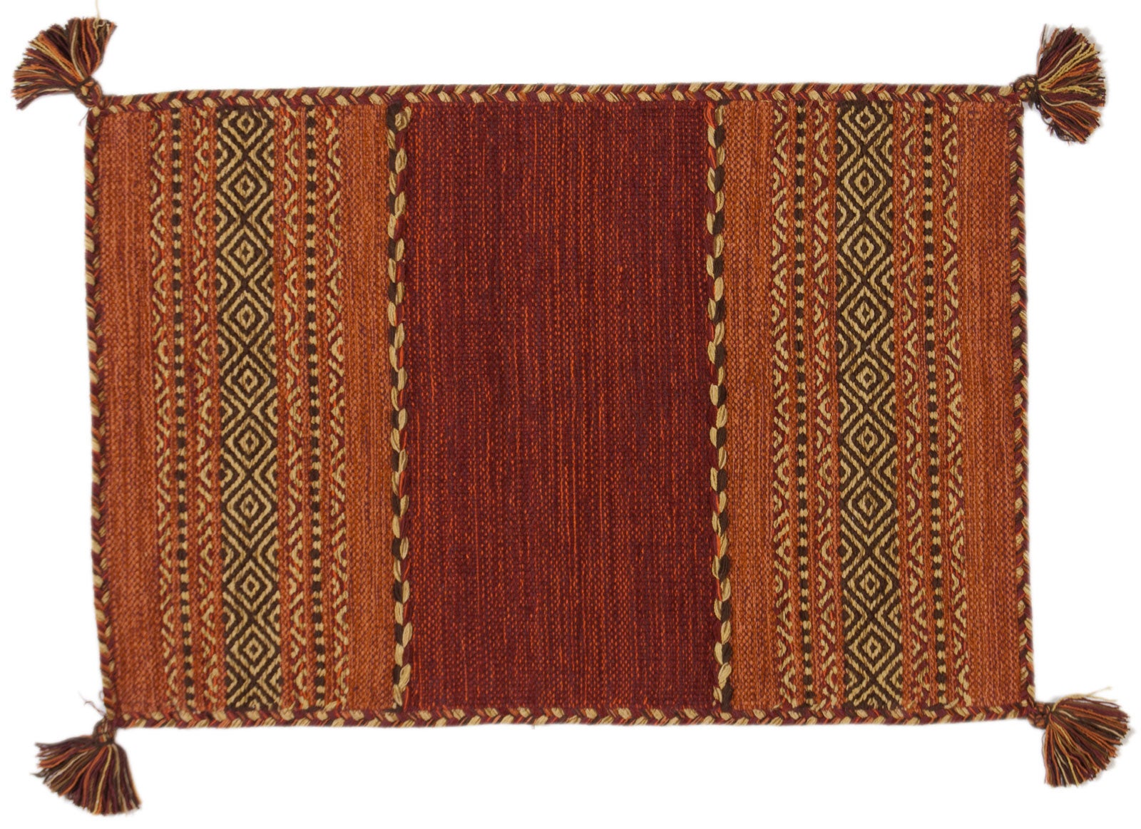 Kilim Lory tribal 100% bawełna, indyjski, ręcznie robiony 230x160 cm