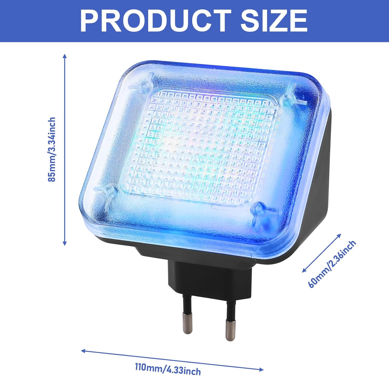 Simulateur de télévision LED avec 24 LED et 3 programmes au choix, protection antivol, imitation de télévision grâce à la simulation de lumière p - 2