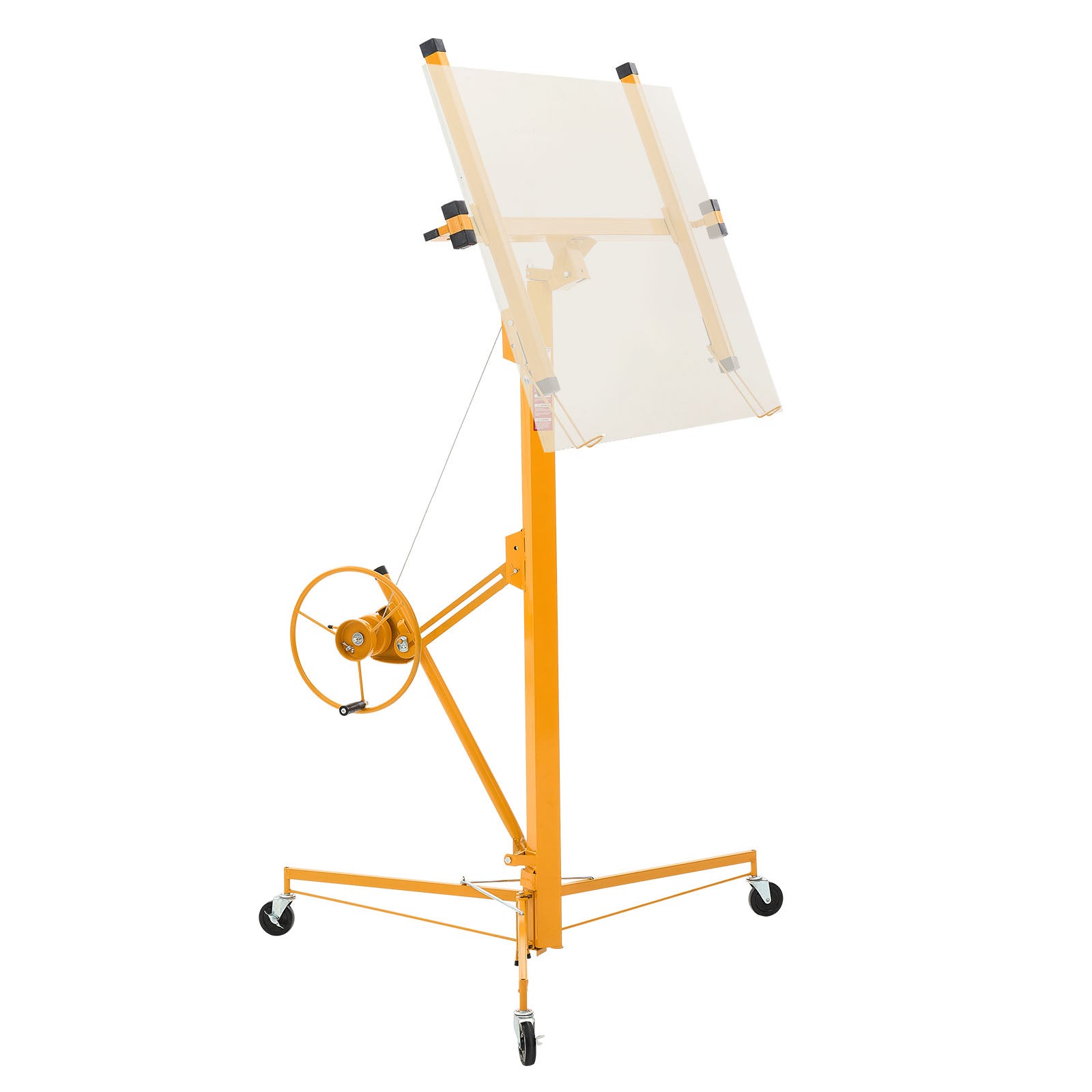 Elevator pentru gips-carton VEVOR 4,88 m, capacitate de încărcare 68 kg, cu braț telescopic reglabil (1,2-2,9 m), roți blocabile