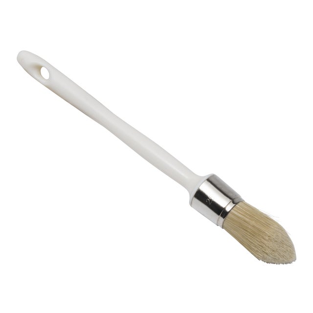 Pinceau rond manche en ABS blanc Savy 25mm