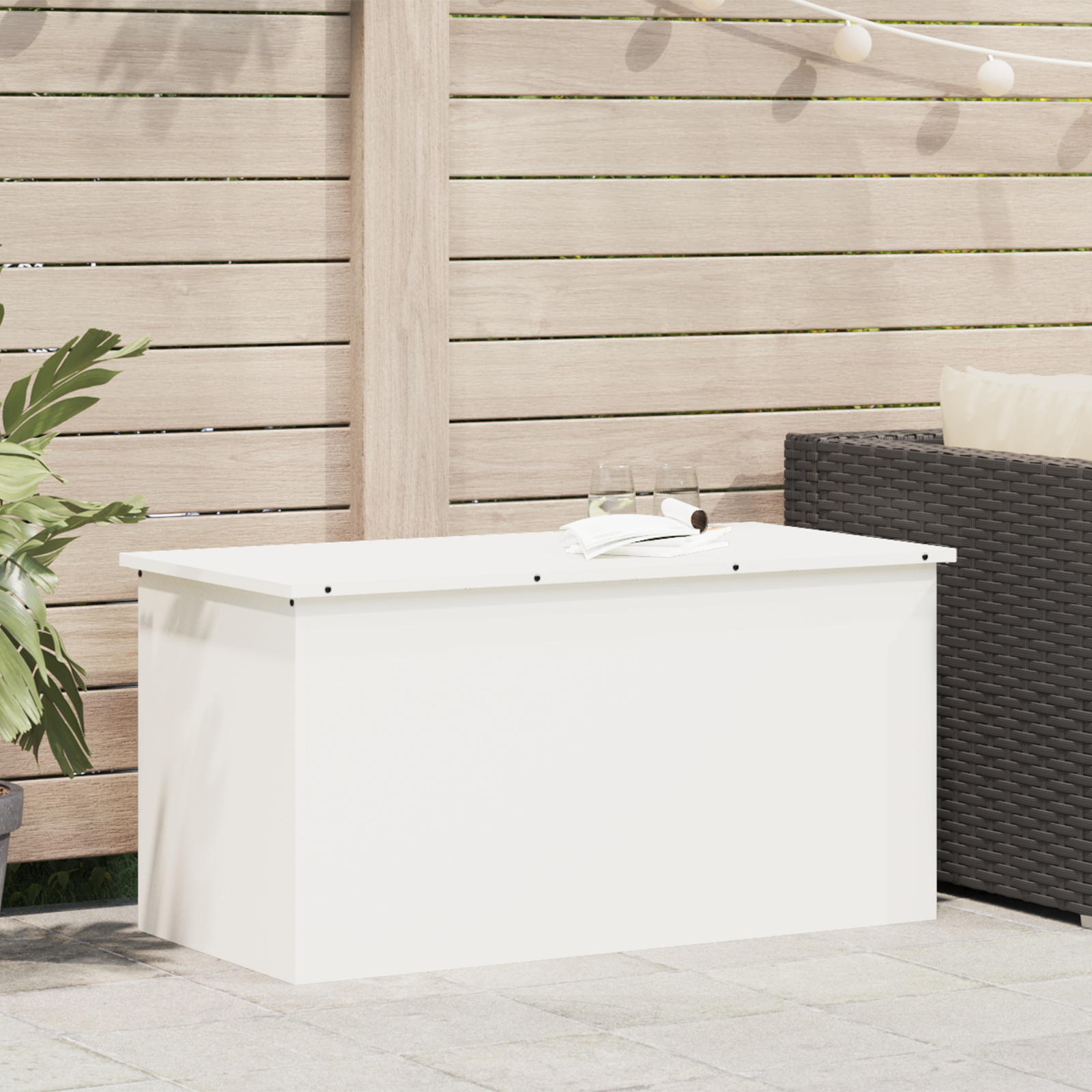 Caja De Almacenaje Corona Madera Maciza De Pino 78x78x45 Cm Vidaxl con Caja De Almacenaje Corona Madera Maciza De Pino 78x78x45 Cm Vidaxl con