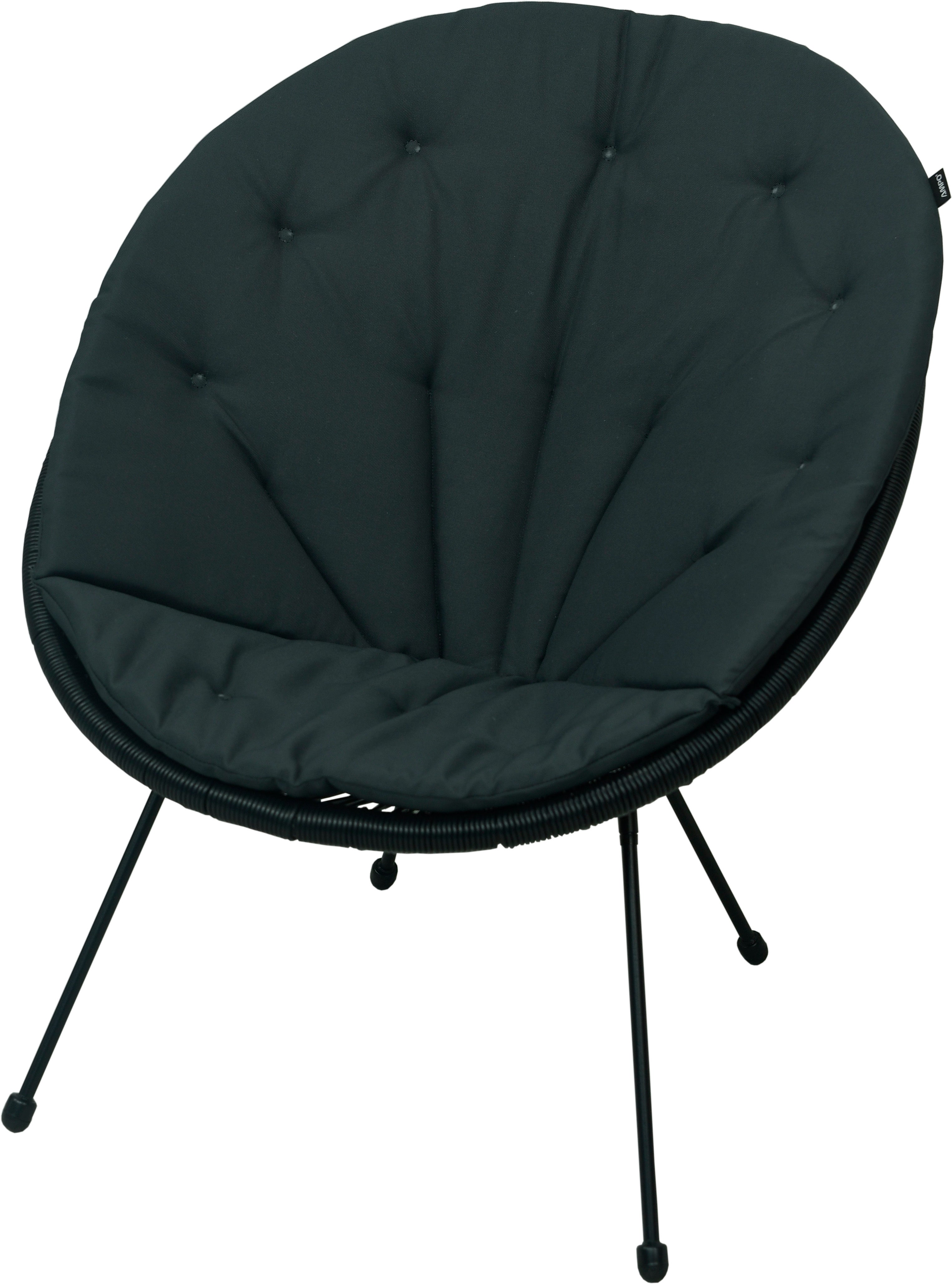 Poduszka na fotel żyłkowy AMPO szary gładki Acapulco 1 szt.