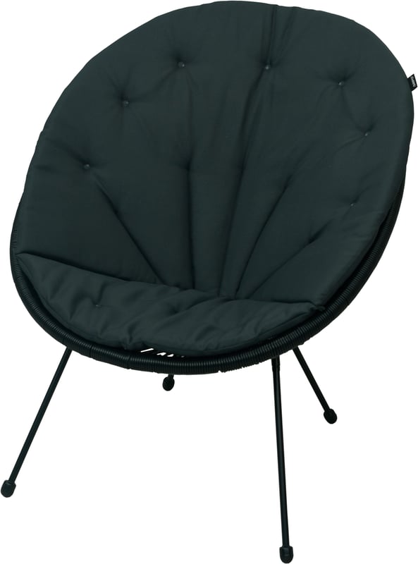 Poduszka na fotel żyłkowy AMPO szary gładki Acapulco 1 szt.