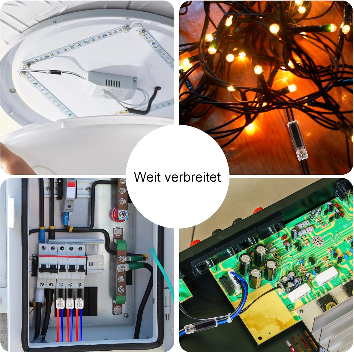 Lot de 12 connecteurs de voiture à 2 broches Connecteurs étanches pratiques et rapides-Connecteur de câble à 2 broches - 3