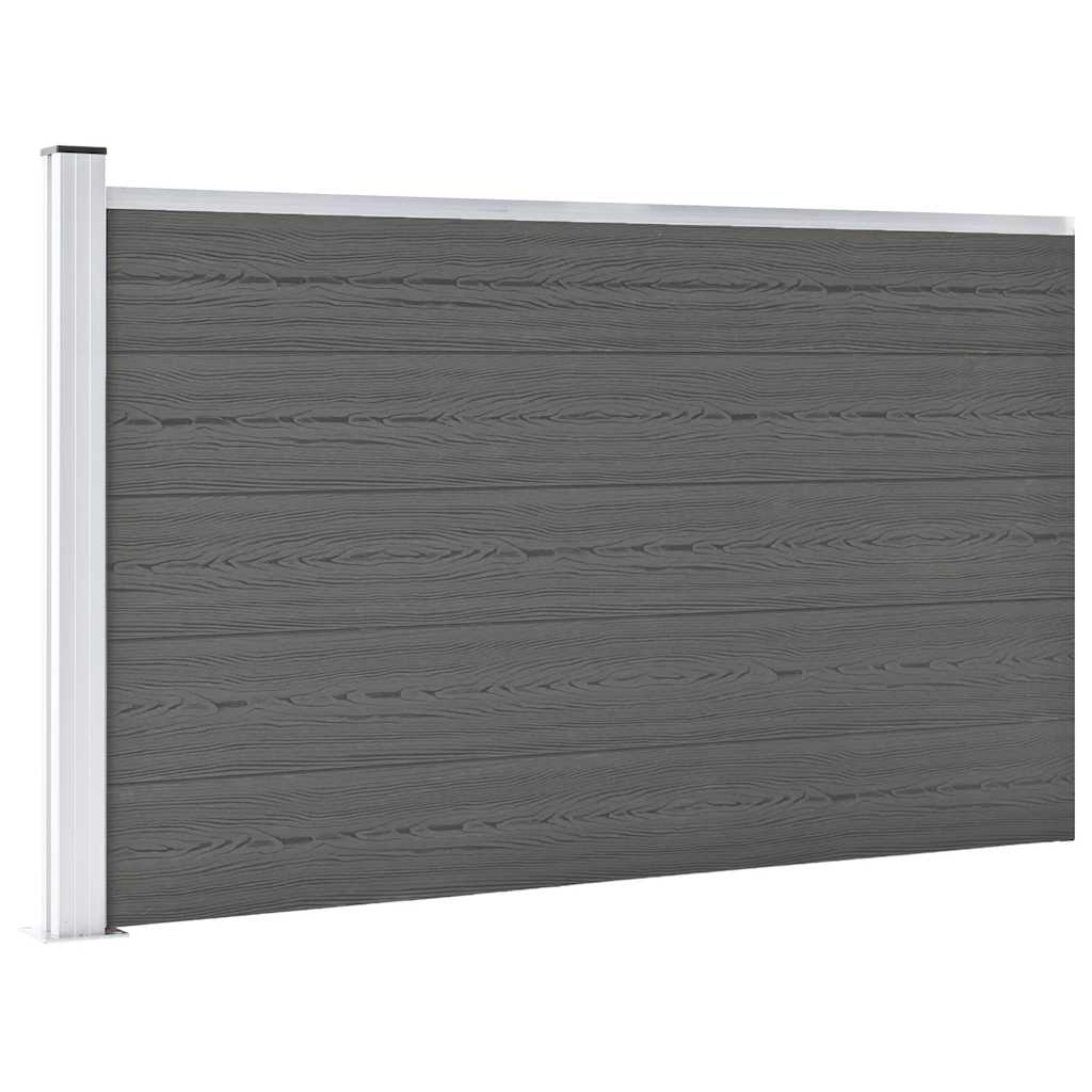 Vidaxl Valla De Jardín De Wpc 175X105 Cm Gris , Leroy Merlin