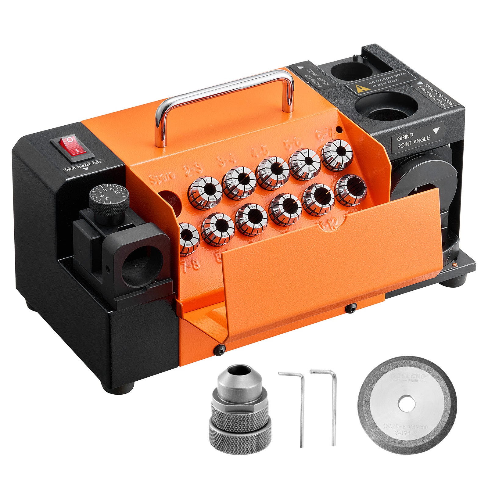 Tăietor de for 3-13 mm VEVOR MR-13D, pentru atelier, garaj, unghi de decupare și labele de tăiere, cu unghi ajustabil al vârfului