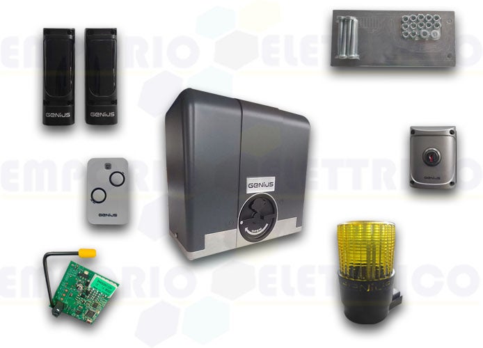 FAAC GENIUS BLIZZARD 230V KIT AUTOMAZIONE PER CANCELLI SCORREVOLI MAX 900 KG DI PESO - 2