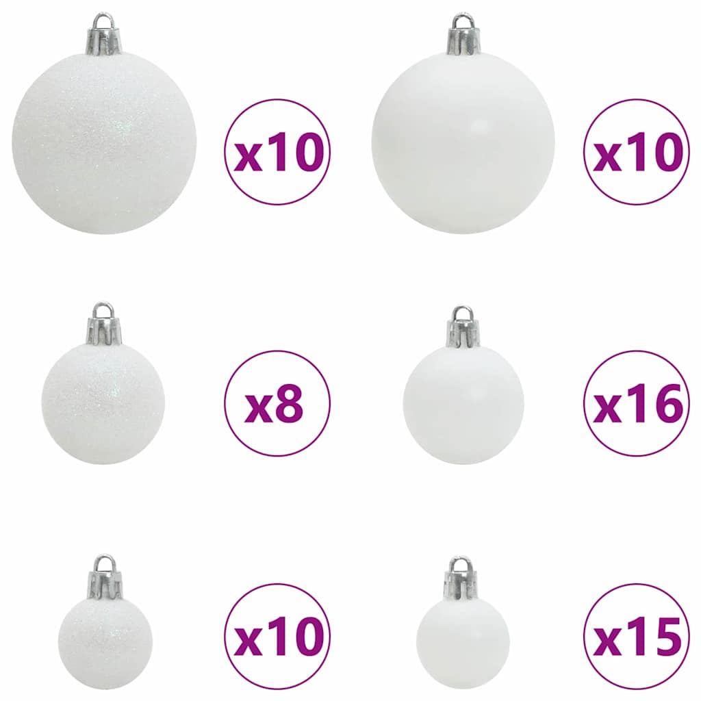 Sapin de Noël | Arbre de Noël avec 300 LED avec support Vert 180 cm PE - 7