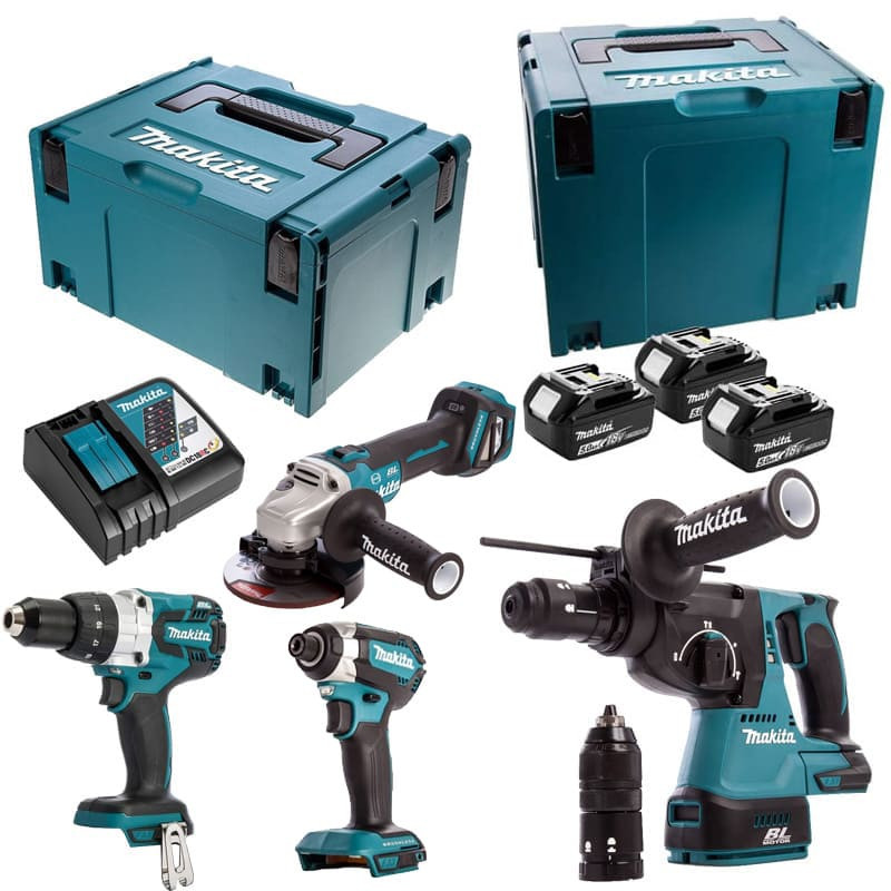Makita DLX4104TJ1 Set elettroutensili 18v Leroy Merlin