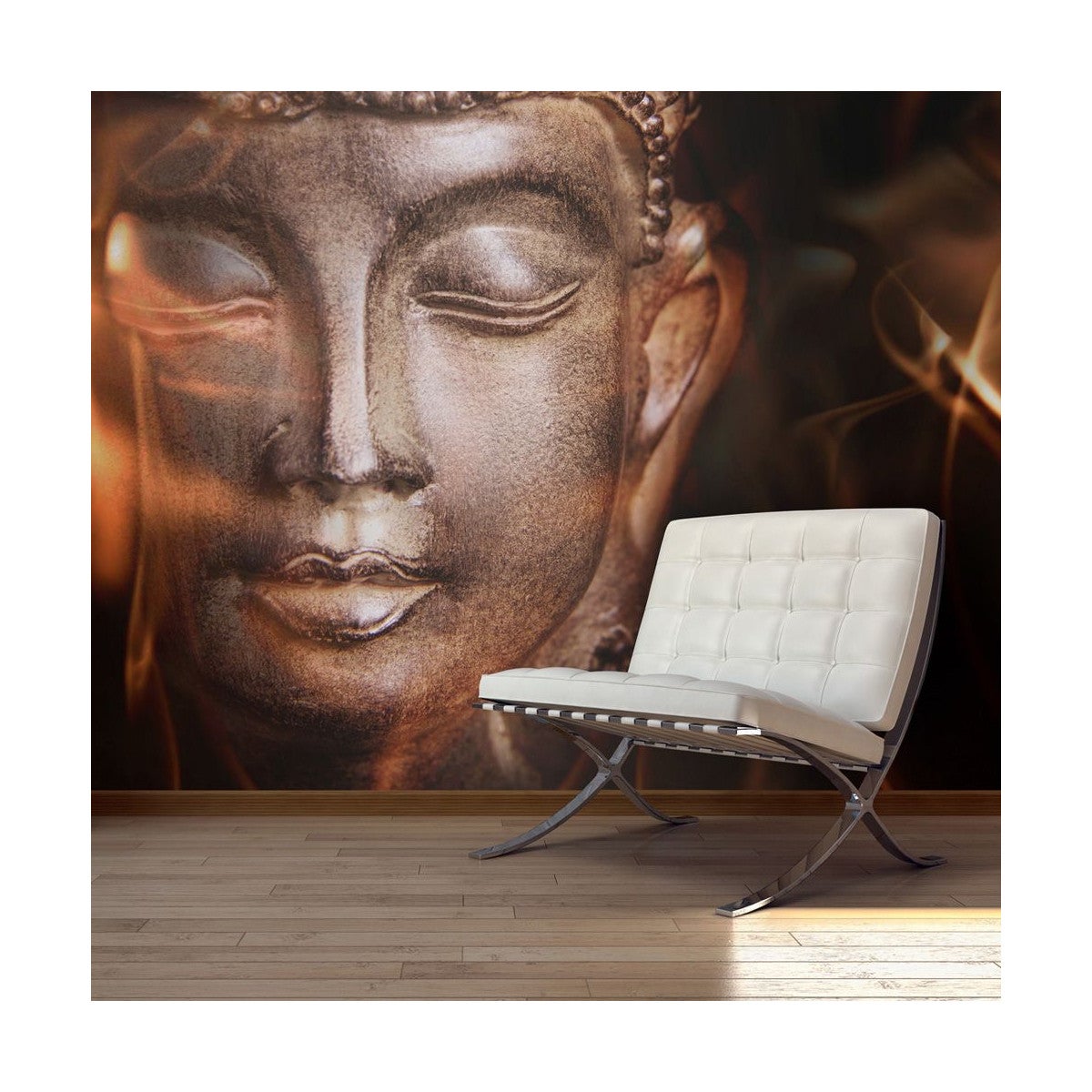 Papier Peint "Buddha. Fire of Meditation." 193 x 250 cm | Leroy Merlin