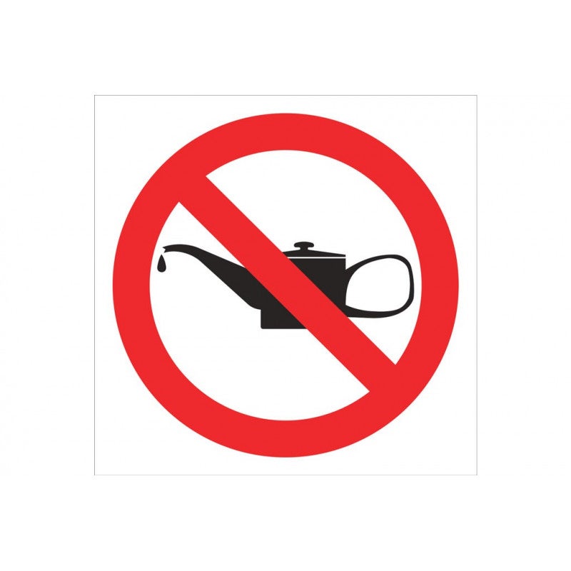 Señal de Prohibido engrasar máquinas en funcionamiento COFAN | Leroy Merlin