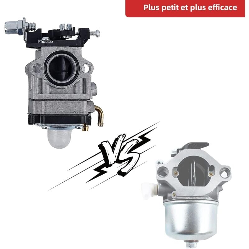 Carburateur Débroussailleuse 52cc 49cc 43cc Carbu Kit Carbu avec Joint Tuyau, Bougie et Filtre à Essence - 4