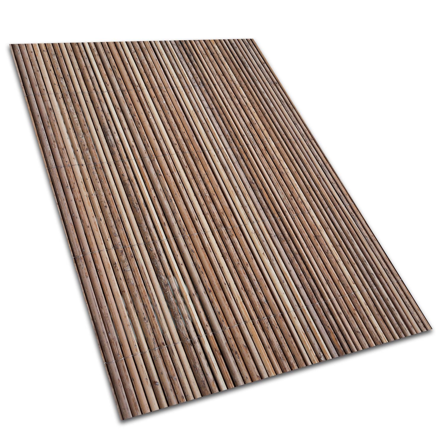 Mata winylowa bambusowy wzór styl naturalny dywan winylowy do przedpokoju dekoracyjny 120x80 cm – Tulup