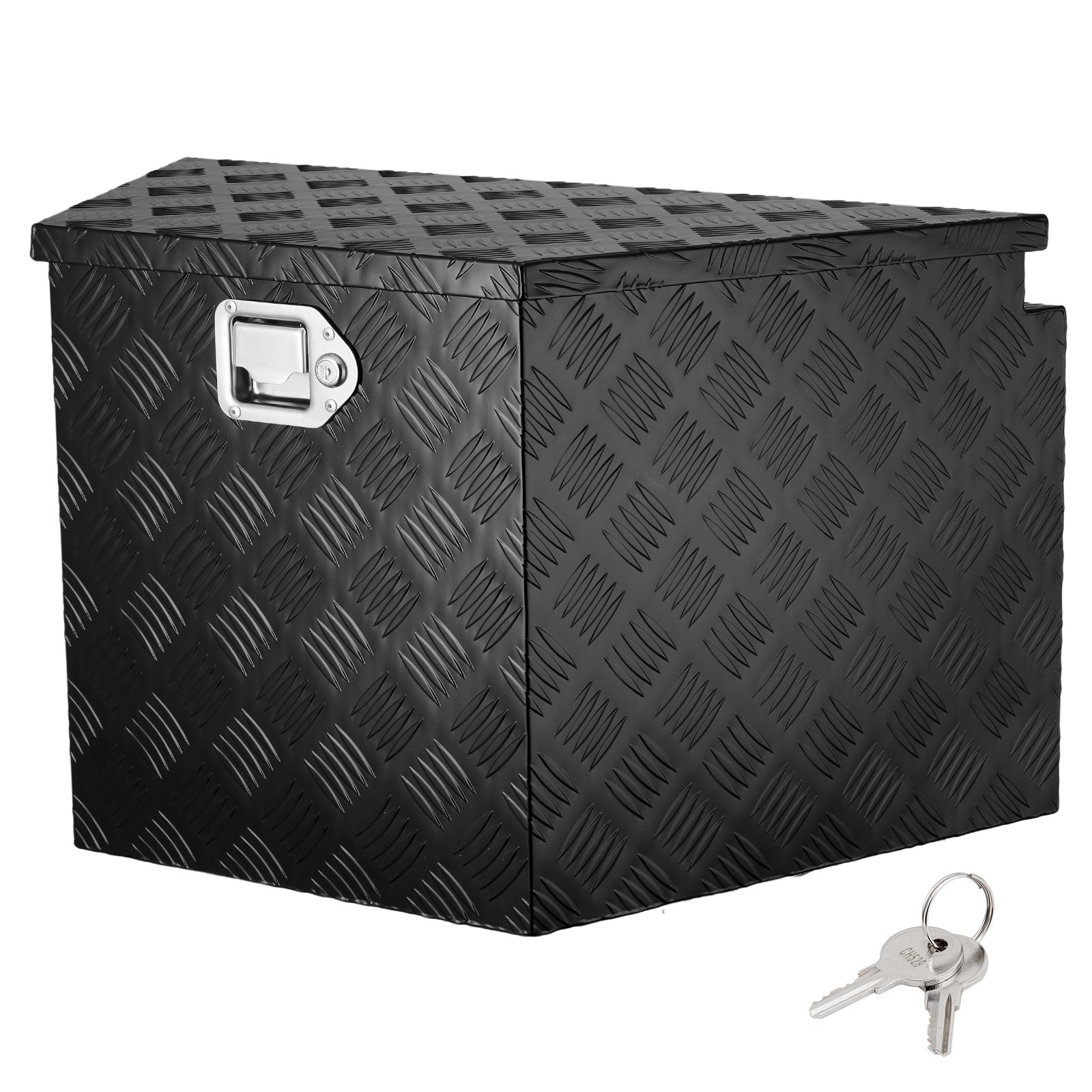 Skrzynka na język do przyczepy Skrzynka na narzędzia do przyczepy 990 x 419 x 305 mm, Skrzynka na zaczepy do przyczepy ze stopu aluminium z zamk VEVOR