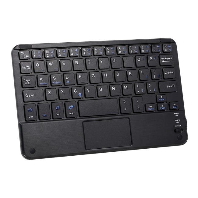Teclado Bluetooth mini de 59 teclas y panel táctil, compatible Android ...