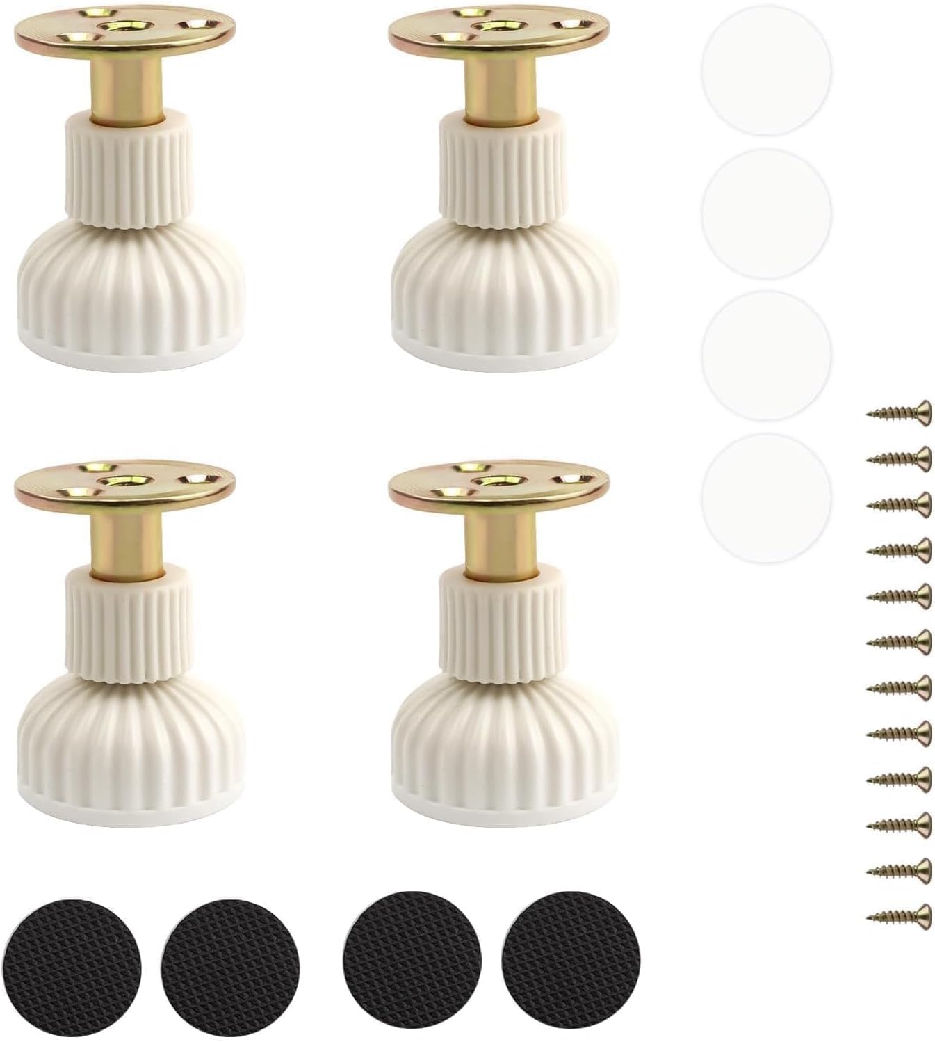 Szt. regulowanych nóżek meblowych - regulowane nogi meblowe - regulowane nogi meblowe, regulowana wysokość 54-63 mm, stabilne podparcie