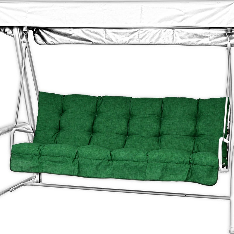 Poduszka na huśtawkę ogrodową AMPO 150 cm zielony 1 szt.