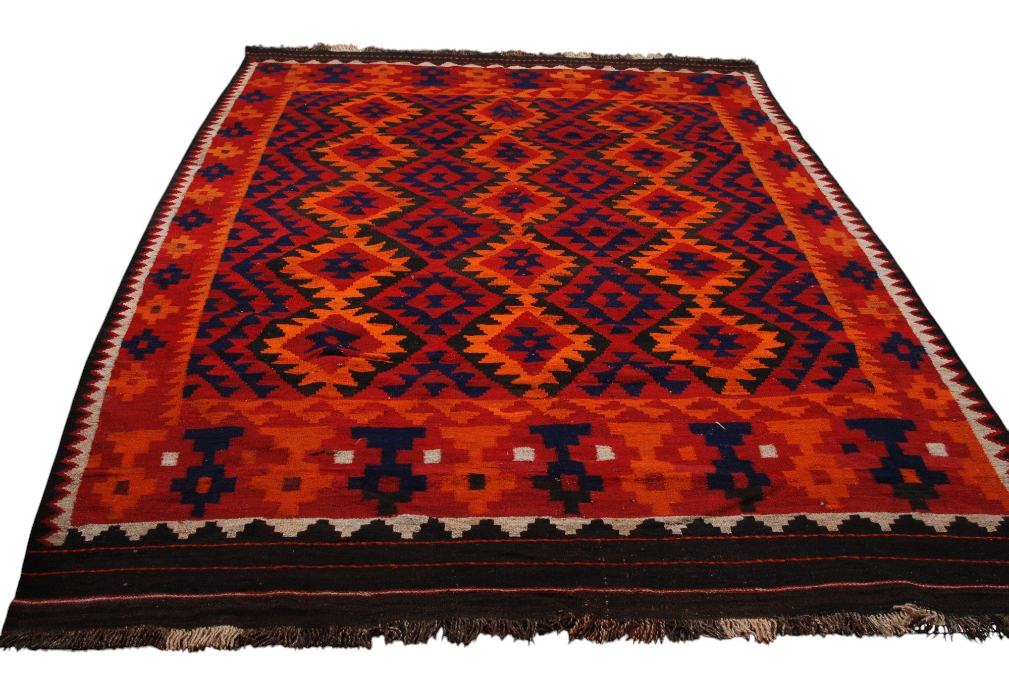 Oryginalny ręcznie robiony kilim - 285x205 cm (GalleriaFarah1970)